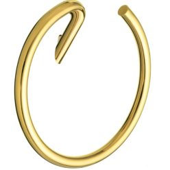   Törölközőtartó, Deante Silia Törölköző akasztó, fali, kerek, arany ADI_Z611