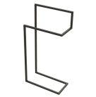 Törölközőtartó, Deante Mokko Álló akasztó, dupla, fekete ADM_N622