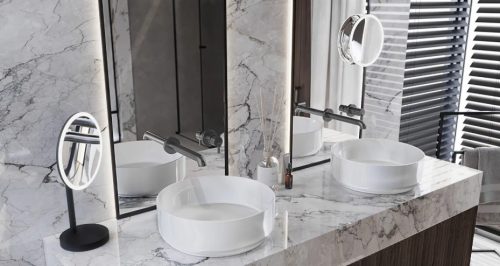 Törölközőtartó, Deante Mokko Álló akasztó, dupla, fekete ADM_N622