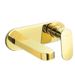   Falba süllyesztett csaptelep, Deante Alpinia mosdó csaptelep, arany BGA_Z54L