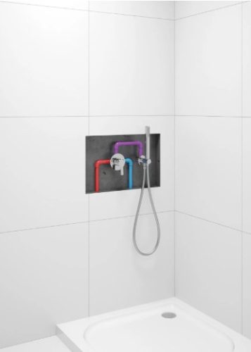 Falba süllyesztett csaptelep, Deante Arnika zuhany csaptelep,zuhanyváltó nélkül, króm BQA_044L