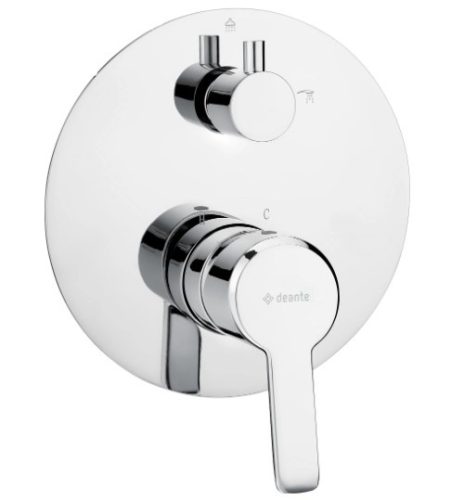 Falba süllyesztett csaptelep, Deante Arnika zuhany csaptelep,zuhanyváltóval, króm BQA_044P