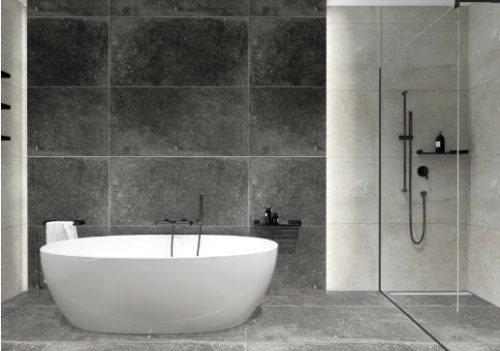 Falba süllyesztett csaptelep, Deante Arnika zuhany csaptelep zuhanyváltó nélkül,fekete BQA_N44L