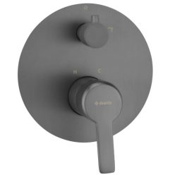   Falba süllyesztett csaptelep, Deante Arnika zuhany csaptelep zuhanyváltóval, titanium BQA_D44P