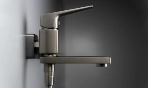 Kádtöltő csaptelep,Deante Blur kádtöltő csaptelep összecsukható kifolyócsővel,titanium BQL_D12M