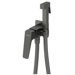   Falba süllyesztett csaptelep, Deante Blur bidé csaptelep, titanium BQL_D34M