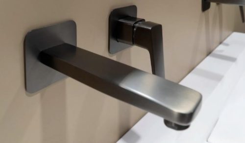 Falba süllyesztett csaptelep, Deante Blur mosdó csaptelep, titanium BQL_D54L