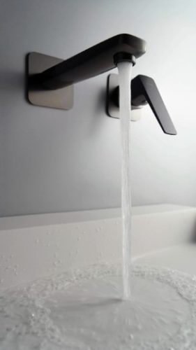 Falba süllyesztett csaptelep, Deante Blur mosdó csaptelep, titanium BQL_D54L