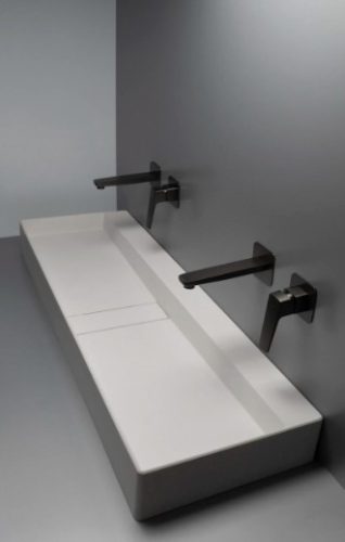 Falba süllyesztett csaptelep, Deante Blur mosdó csaptelep, fekete BQL_N54L