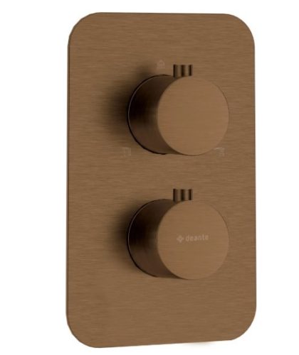 Alkatrész, Deante Therm termosztátos boxokhoz, szálcsiszolt bronz BXY_CEBT