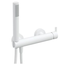   Zuhany csaptelep, Deante Silia zuhany csaptelep zuhanyszettel, fehér BQS_A41M