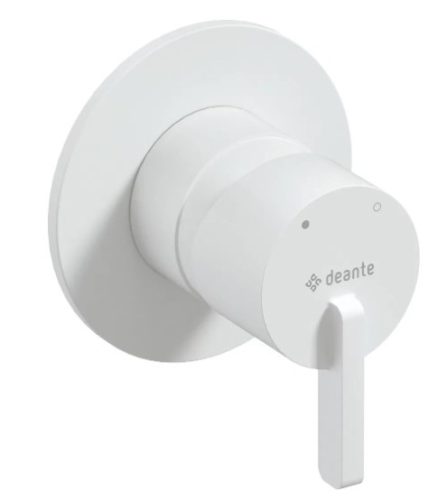 Falba süllyesztett csaptelep, Deante Silia zuhany csaptelep zuhanyváltó nélkül, fehér BQS_A44L