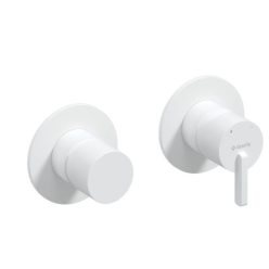   Falba süllyesztett csaptelep,Deante Silia zuhany csapt. zuhanyváltóval,vízszintes,fehér BQS_A46P