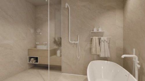 Falba süllyesztett csaptelep, Deante Silia mosdó csaptelep, fehér BQS_A54L