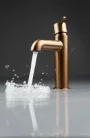 Mosdó csaptelep, Deante Silia mosdó csaptelep, szálcsiszolt bronz BQS_C20M