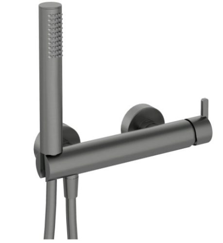 Zuhany csaptelep, Deante Silia zuhany csaptelep zuhanyszettel, titanium BQS_D41M