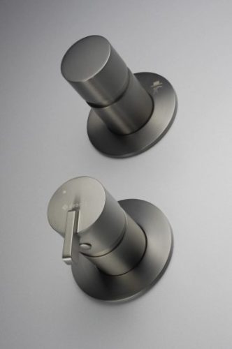 Falba süllyesztett csaptelep, Deante Silia zuhany csaptelep zuhanyváltóval,titanium BQS_D44P