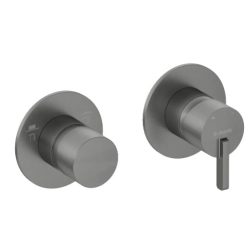   Falba süllyesztett csaptelep, Deante Silia zuhany csaptelep, vízszintes, titanium BQS_D46P