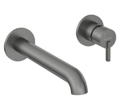 Falba süllyesztett csaptelep, Deante Silia mosdó csaptelep, titanium BQS_D54L