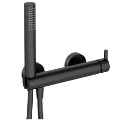   Zuhany csaptelep, Deante Silia zuhany csaptelep zuhanyszettel, fekete BQS_N41M