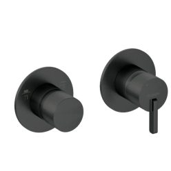   Falba süllyesztett csaptelep, Deante Silia zuhany csaptelep,vízszintes, fekete BQS_N46P