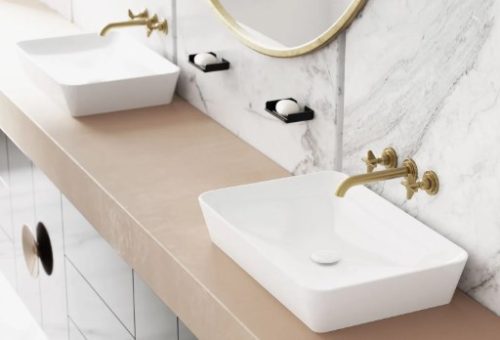 Falba süllyesztett csaptelep, Deante Temisto mosdó csaptelep, sárgaréz BQT_M54D