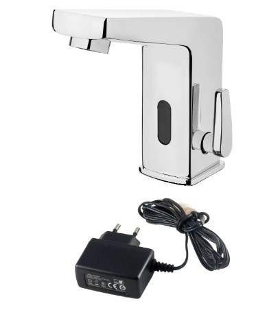 Infrás csaptelep, Deante Sensor érintés nélküli, hőmérséklet állítással, króm 230/6V BCH_029V