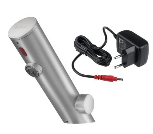 Infrás csaptelep,Deante Sense érintés nélküli, hőmérséklet állítással, szálcsiszolt acél BQR_F29V