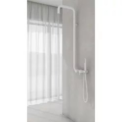   Zuhanyszett, Deante Silia zuhanyszett  zuhany csapteleppel, fehér NQS_A4XM