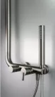 Zuhanyszett, Deante Silia zuhanyszett zuhany csapteleppel, titanium NQS_D4XM