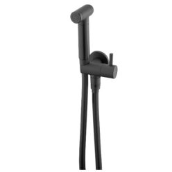   Alkatrész, Deante Bidetta 1 ponton rögzíthető, kézizuhany tartó, fekete ANW_N51B