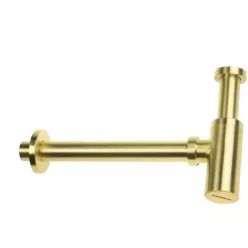   Mosdó szifon, Deante mosdó szifon, kerek, szálcsiszolt arany NHC_R31K