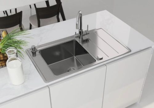 Mosogató csaptelep, Deante mosogató csaptelep vízszűrő csatlakozóval, króm BCH_064M