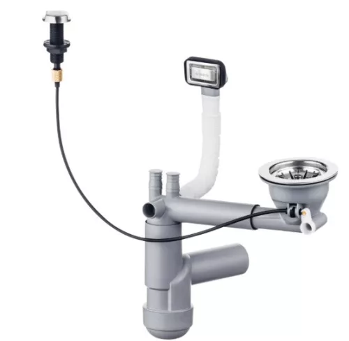 Mosogató szifon, Deante Space-Saver Lux gránit mosogatókhoz, 1 medencés, Space-Saver ZXY_9911