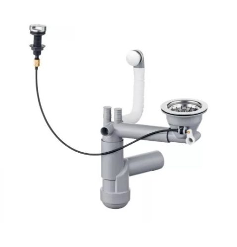 Mosogató szifon, Deante Space-Saver Lux gránit mosogatókhoz, 1 medencés, Space-Saver ZXY_9915