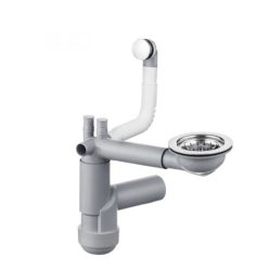   Mosogató szifon, Deante Space-Saver Lux gránit mosogatókhoz, 1 medencés, Space-Saver ZXY_9917