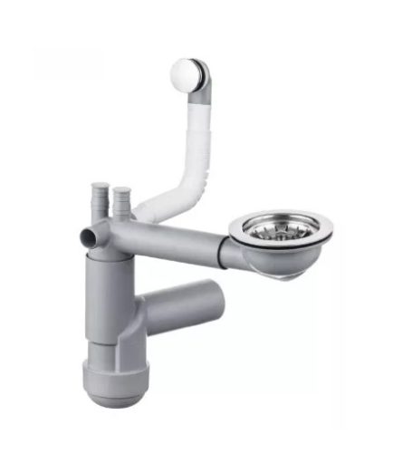 Mosogató szifon, Deante Space-Saver Lux gránit mosogatókhoz, 1 medencés, Space-Saver ZXY_9917