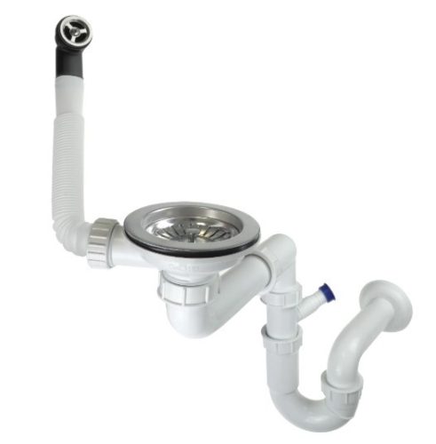 Mosogató szifon, Deante szifon gránit mosogatókhoz, 1 medencés, Space-Saver ZXY_9949