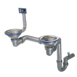   Mosogató szifon, Deante szifon acél mosogatókhoz, 1,5-2 medencés ZXY_9956