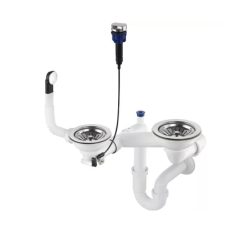   Mosogató szifon,Deante Space-Saver szifon gránit mosogatókhoz,1,5-2 medencés,Space-Saver ZXY_9973