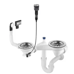   Mosogató szifon,Deante Space-Saver szifon gránit mosogatókhoz,1,5-2 medencés,Space-Saver ZXY_9983