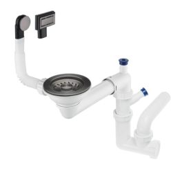   Mosogató szifon,Deante Space-Saver szifon gránit mosogatókhoz,1 medencés,Space-Saver ZXY_D949