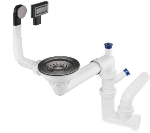 Mosogató szifon,Deante Space-Saver szifon gránit mosogatókhoz,1 medencés,Space-Saver ZXY_D949