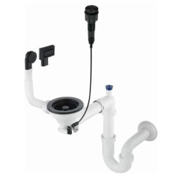   Mosogató szifon,Deante Space-Saver szifon gránit mosogatókhoz,1 medencés,Space-Saver ZXY_N982