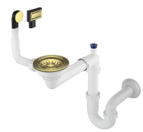 Mosogató szifon,Deante Space-Saver szifon gránit mosogatókhoz,1 medencés,Space-Saver ZXY_R949