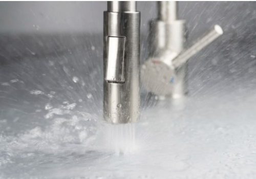 Mosogató csaptelep, Deante Luno rugalmas kifolyó,2 áramlási típus,bézs,szálcsiszolt acél BOC_5740