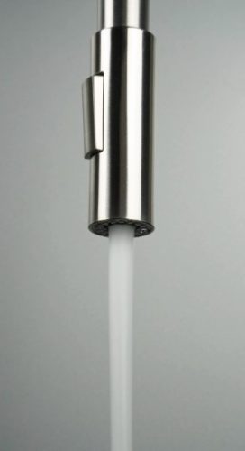 Mosogató csaptelep, Deante Luno rugalmas kifolyó,2 áramlási típus,bézs,szálcsiszolt acél BOC_5740