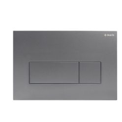   Öblítőtartály nyomólap, Deante falsík alatti kerethez - slim, titanium CST_D51P