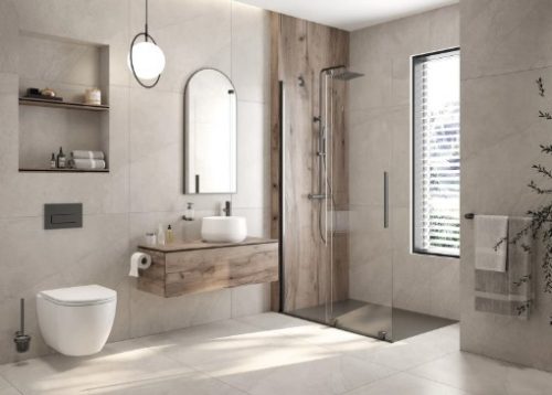 Öblítőtartály nyomólap, Deante falsík alatti kerethez - slim, titanium CST_D51P