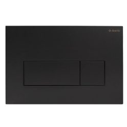   Öblítőtartály nyomólap, Deante falsík alatti kerethez - slim, fekete CST_N51P